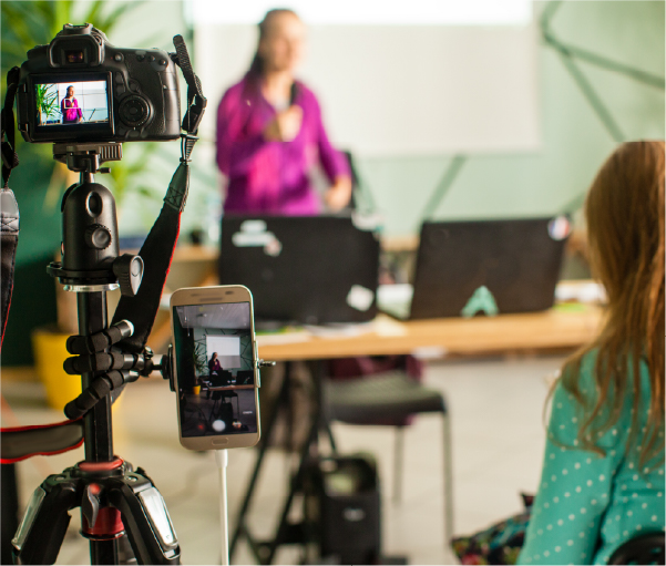 Ein Webinar organisieren